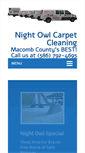 Mobile Screenshot of nightowlcarpetcleaning.com